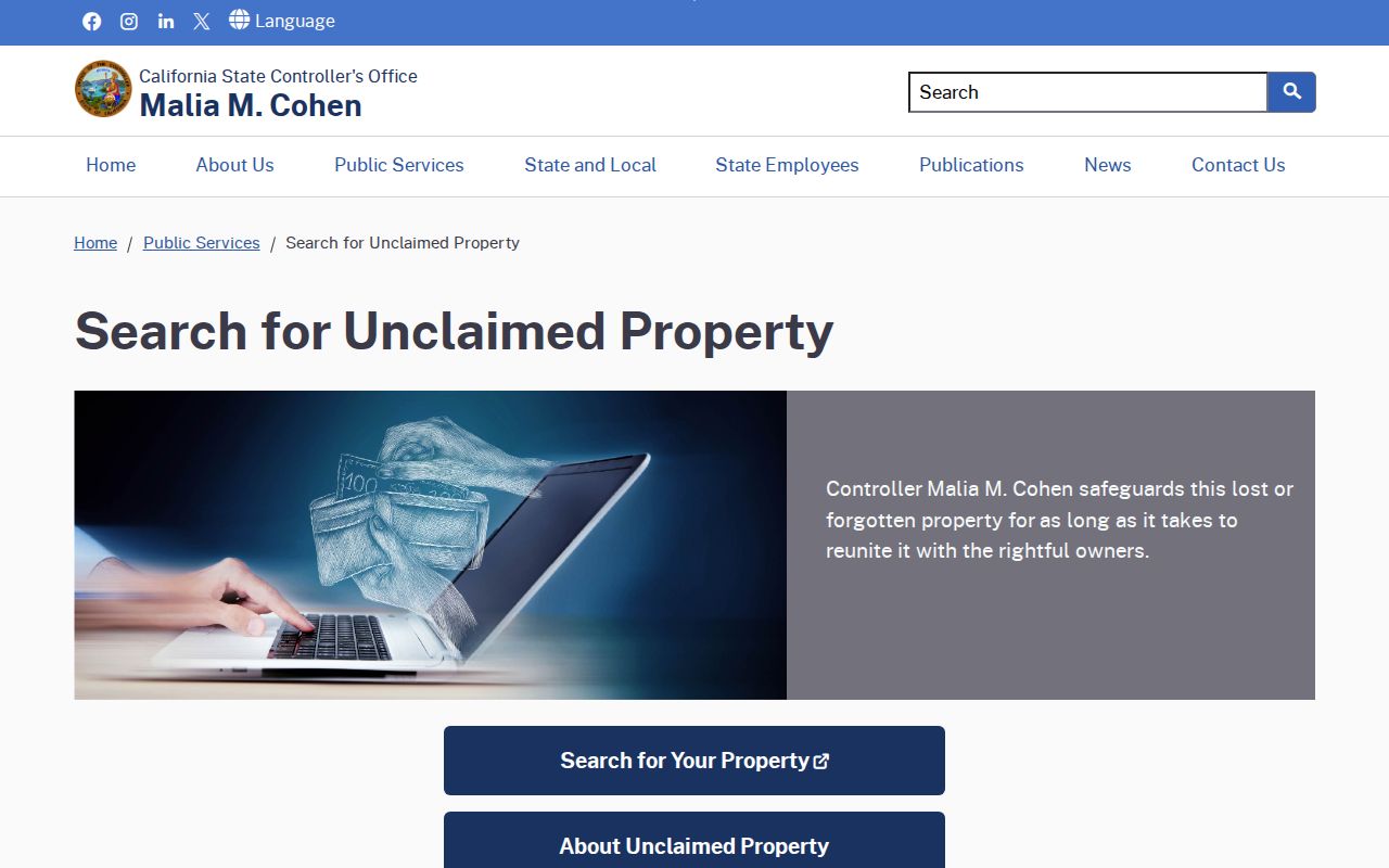 Lemoore people search California unclaimed property lookup